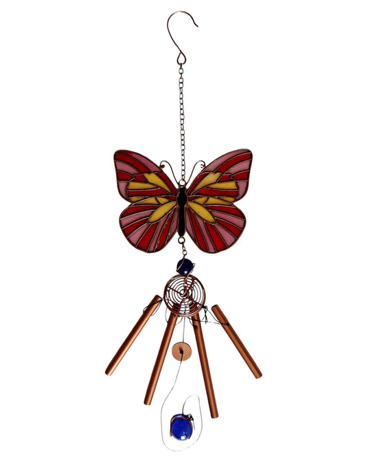 Windchime Suncatcher Butterfly - Orange