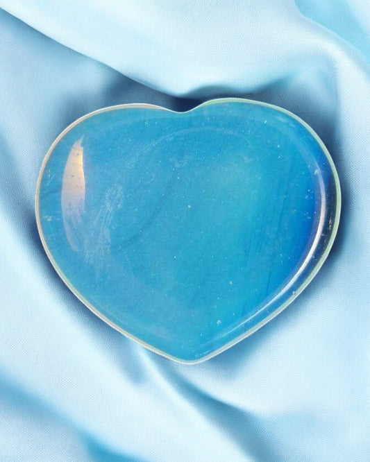 Opalite Worry Stone Heart