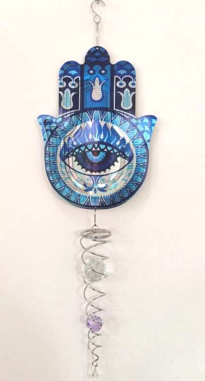 Wind Spinner Hamsa