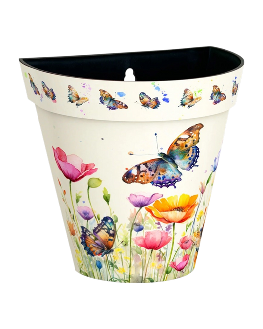 Zest Wall Pot Butterflies NEW!