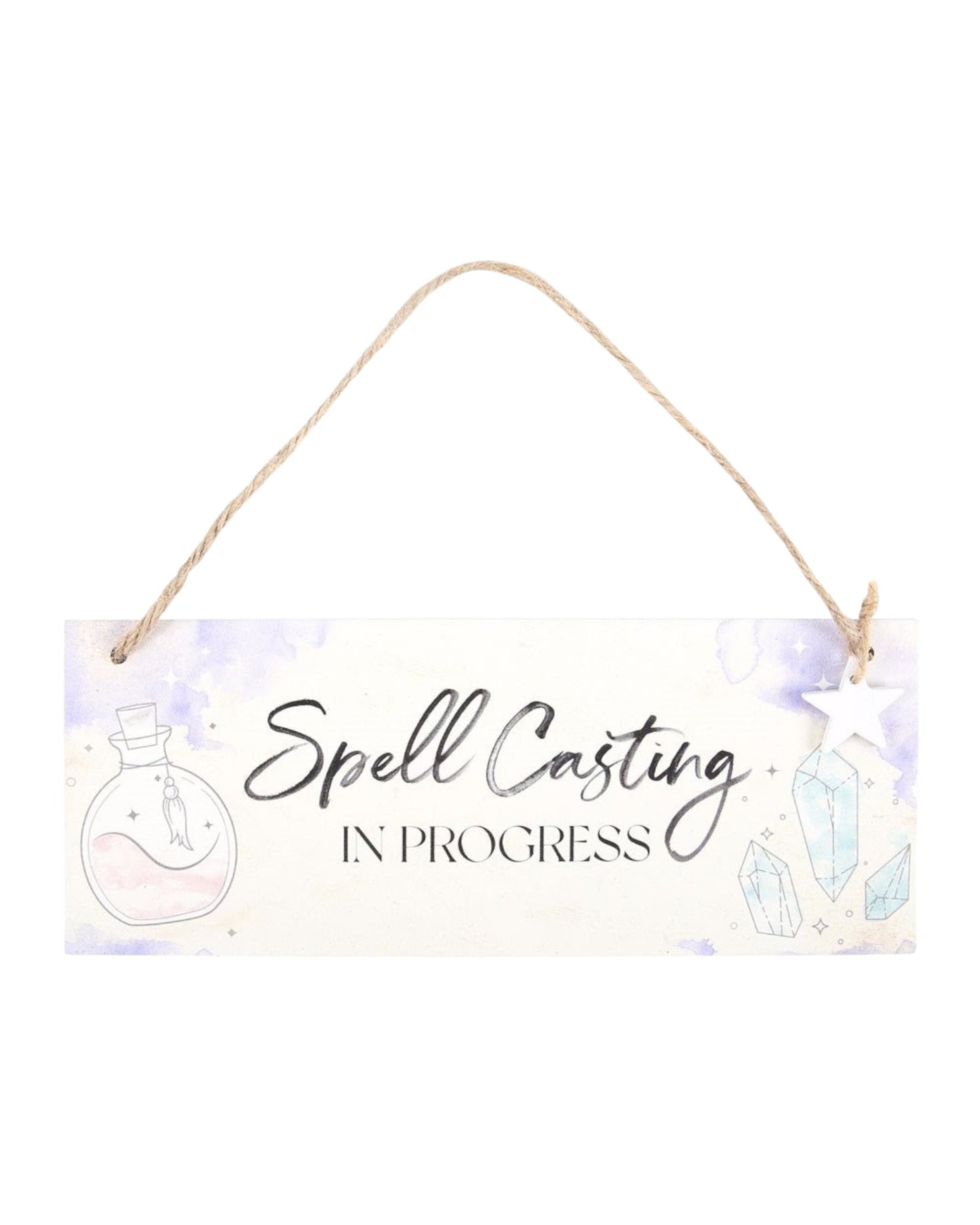 Spell Casting in Progress Hanging Sign