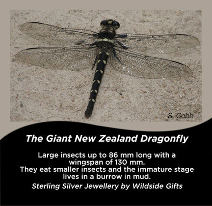 STERLING SILVER DRAGONFLY STUDS