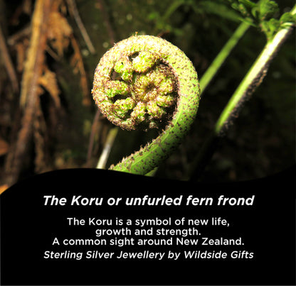 DOUBLE KORU STERLING SILVER RING