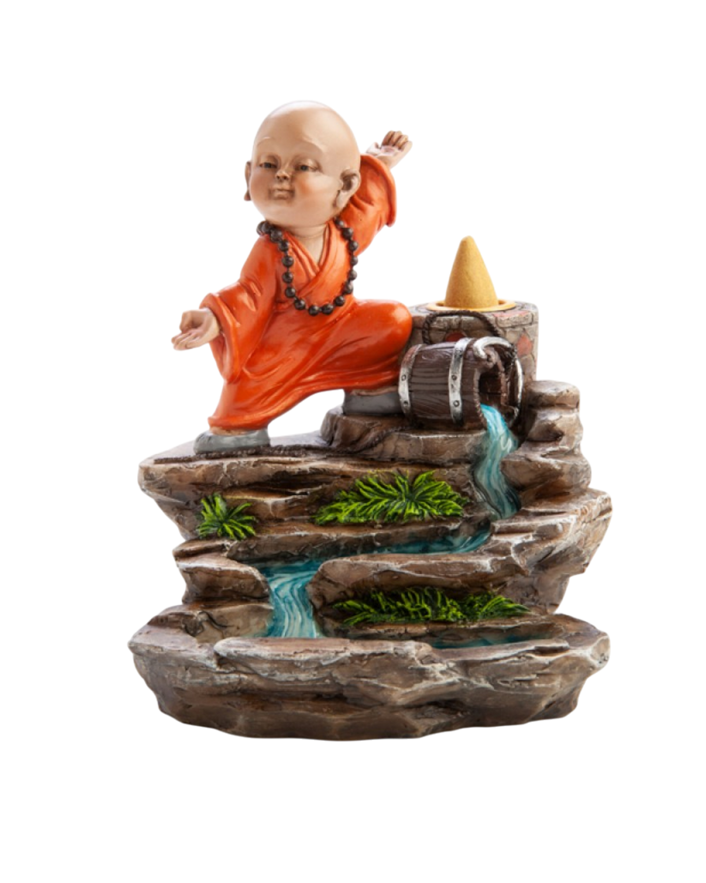 Monk Backflow Incense Burner