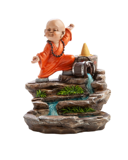 Monk Backflow Incense Burner