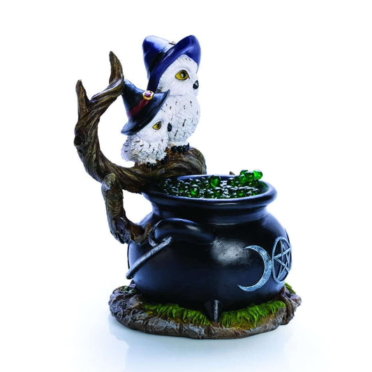 Snowy Owl Cauldron LED Light