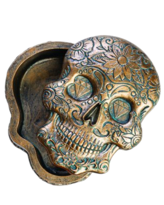 Candy Skull Trinket Box