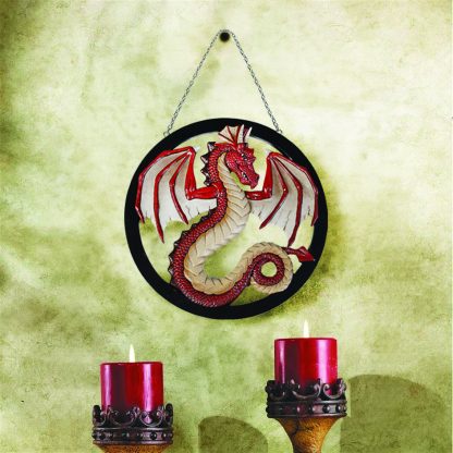 Red Dragon Wall Decor