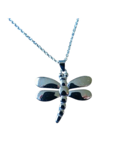 Dragonfly Pendant Sterling Silver