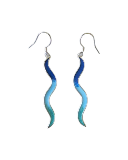 Wave Drop Earrings
