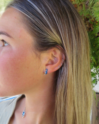 Blue Penguin Stud Earrings