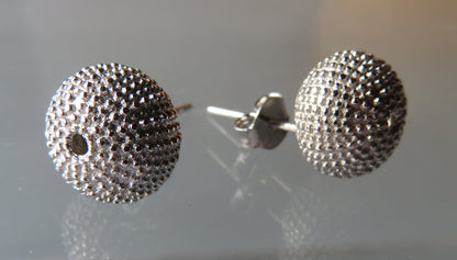 STERLING SILVER KINA SEA URCHIN STUDS