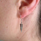 SMALL STERLING SILVER FERN EARRINGS