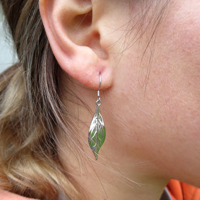 STERLING SILVER POHUTUKAWA LEAVES