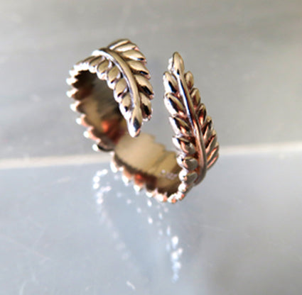 SILVER FERN STERLING SILVER RING