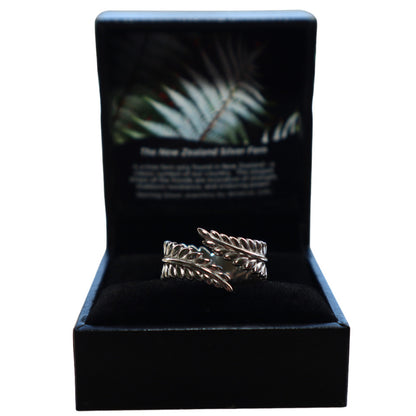 SILVER FERN STERLING SILVER RING