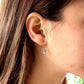 STERLING SILVER BEE DROP EARRINGS