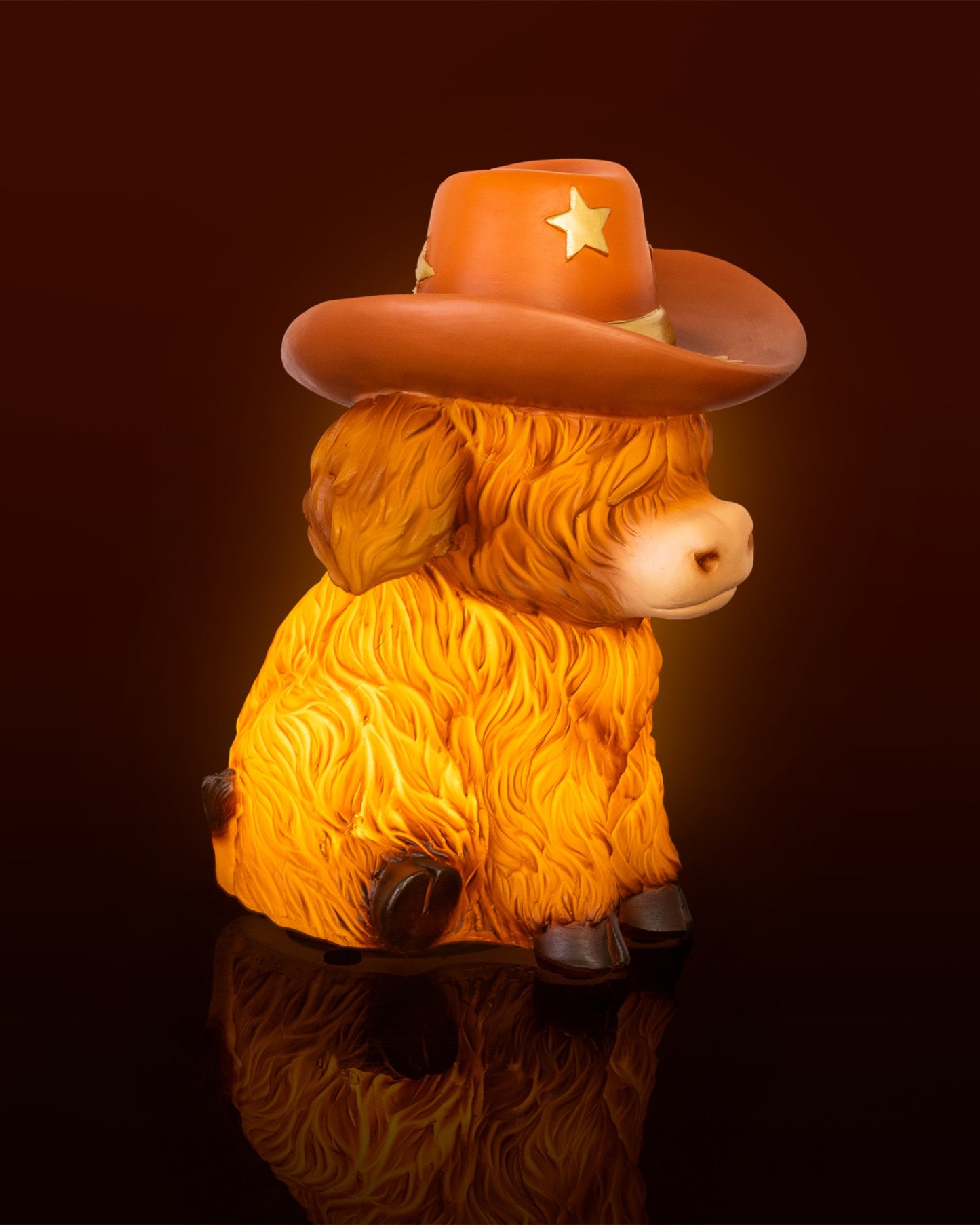 Highland Cow Table Lamp