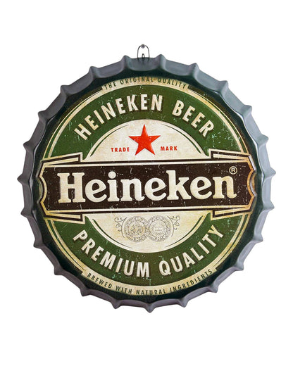 Heineken Beer Bottle Top Sign