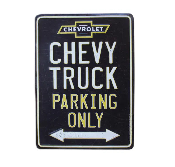 Chevy Truck Parking Sign