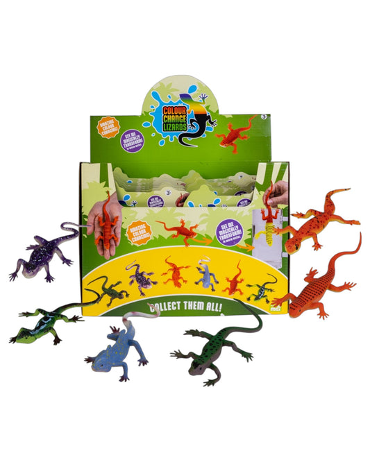 Colour changing 2pcs Lizards