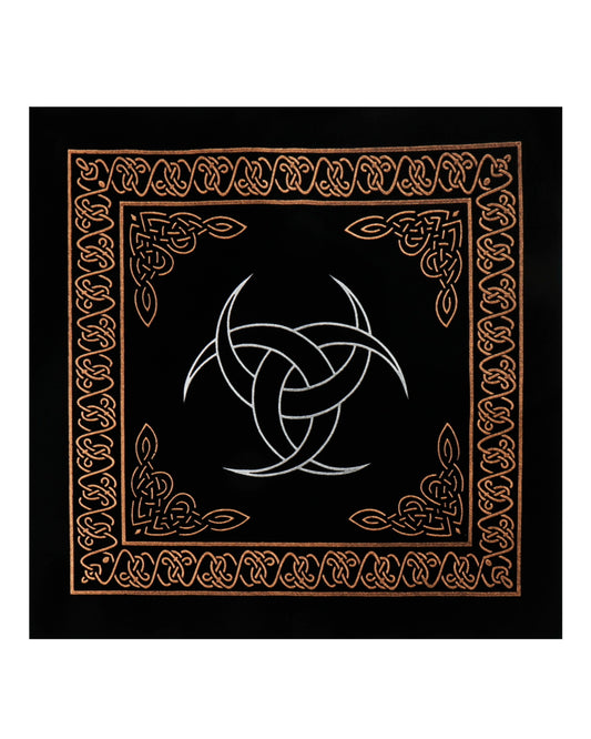 Velvet Divination Cloth-Celtic Crescent
