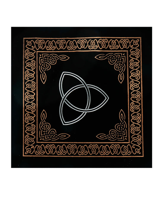 Velvet Divination Cloth-Triquetra Rune