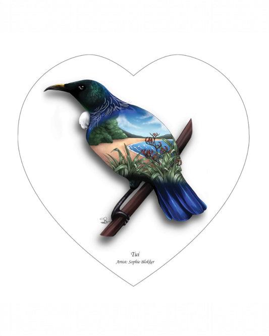 Tui Ceramic Heart- Sophie Blokker
