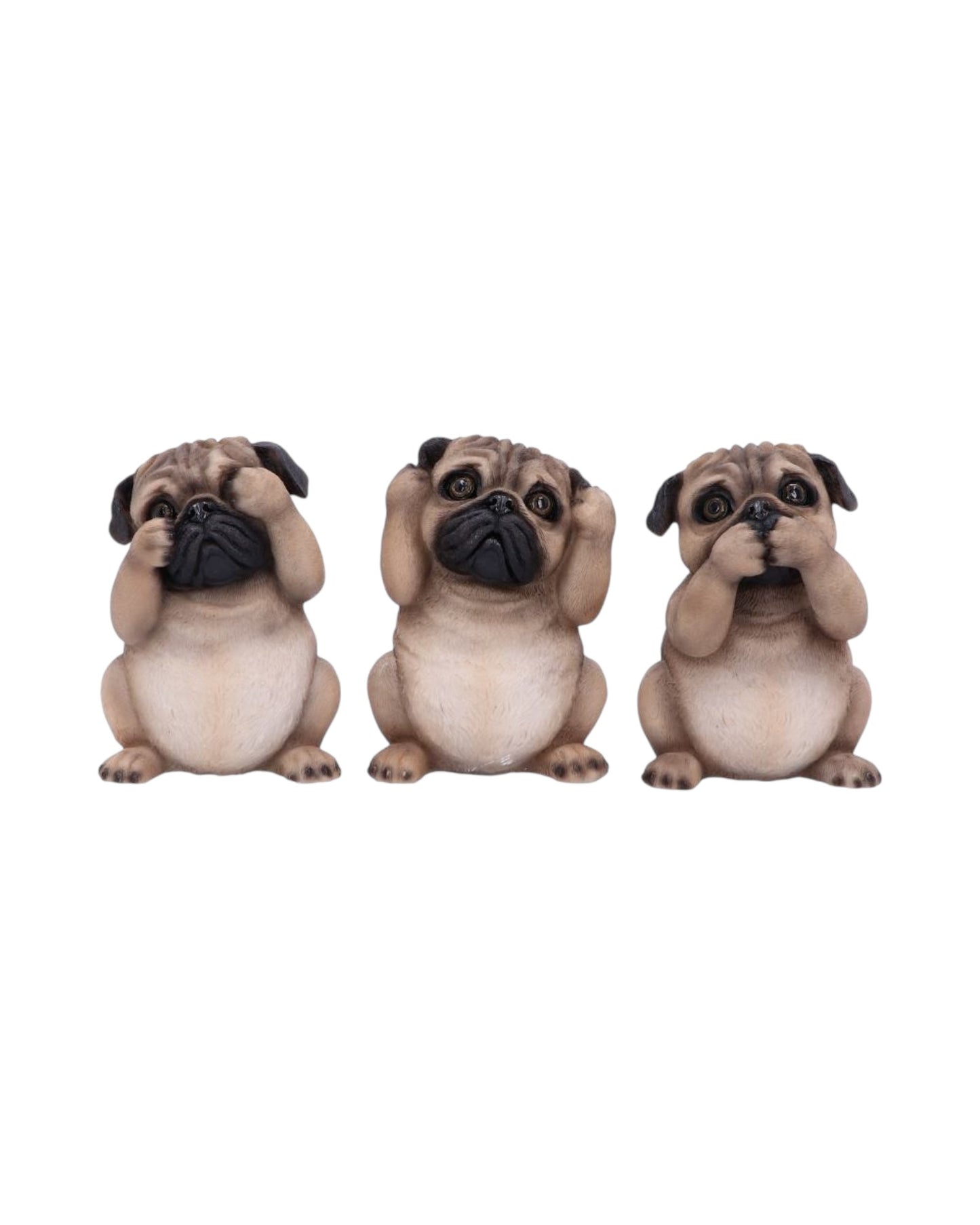 Nemesis Now Three Wise Pugs