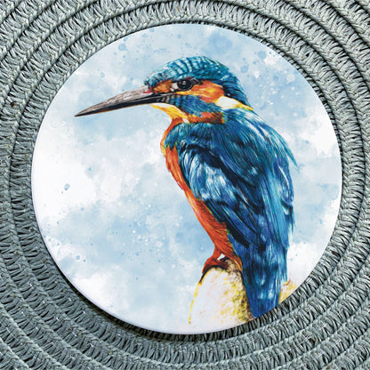 Kingfisher Ceramic Coaster