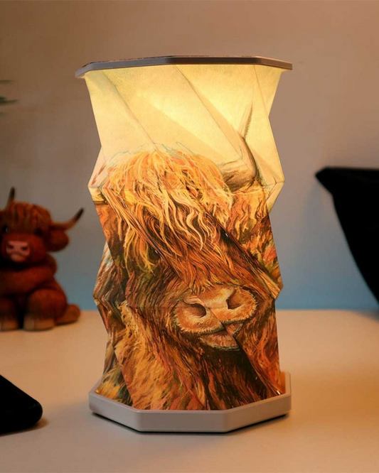 Nemesis Now Highland Cow Foldable Lamp