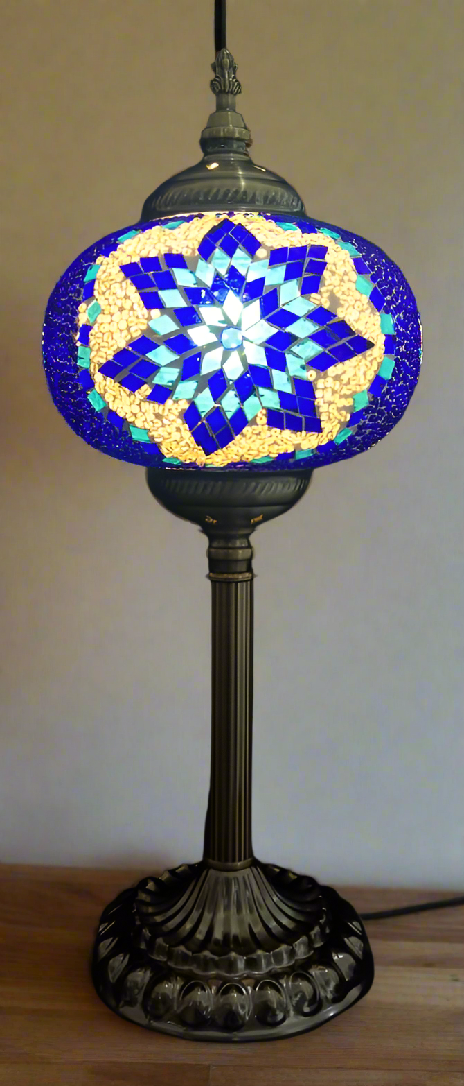 Turkish Mosaic Lamp Tall