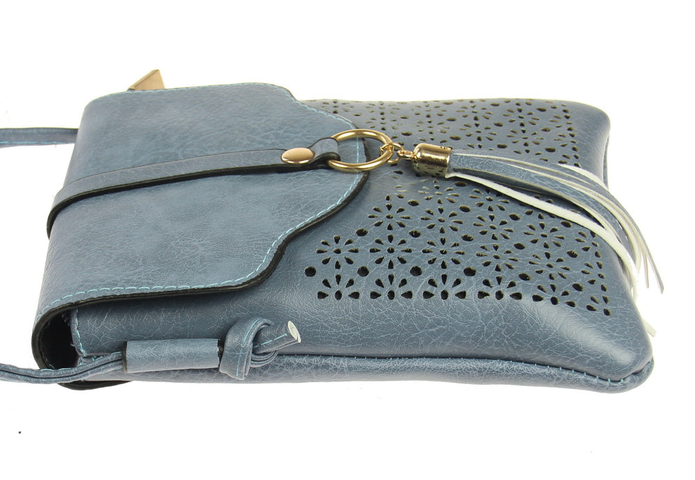 Eleanor tassle bag Denim