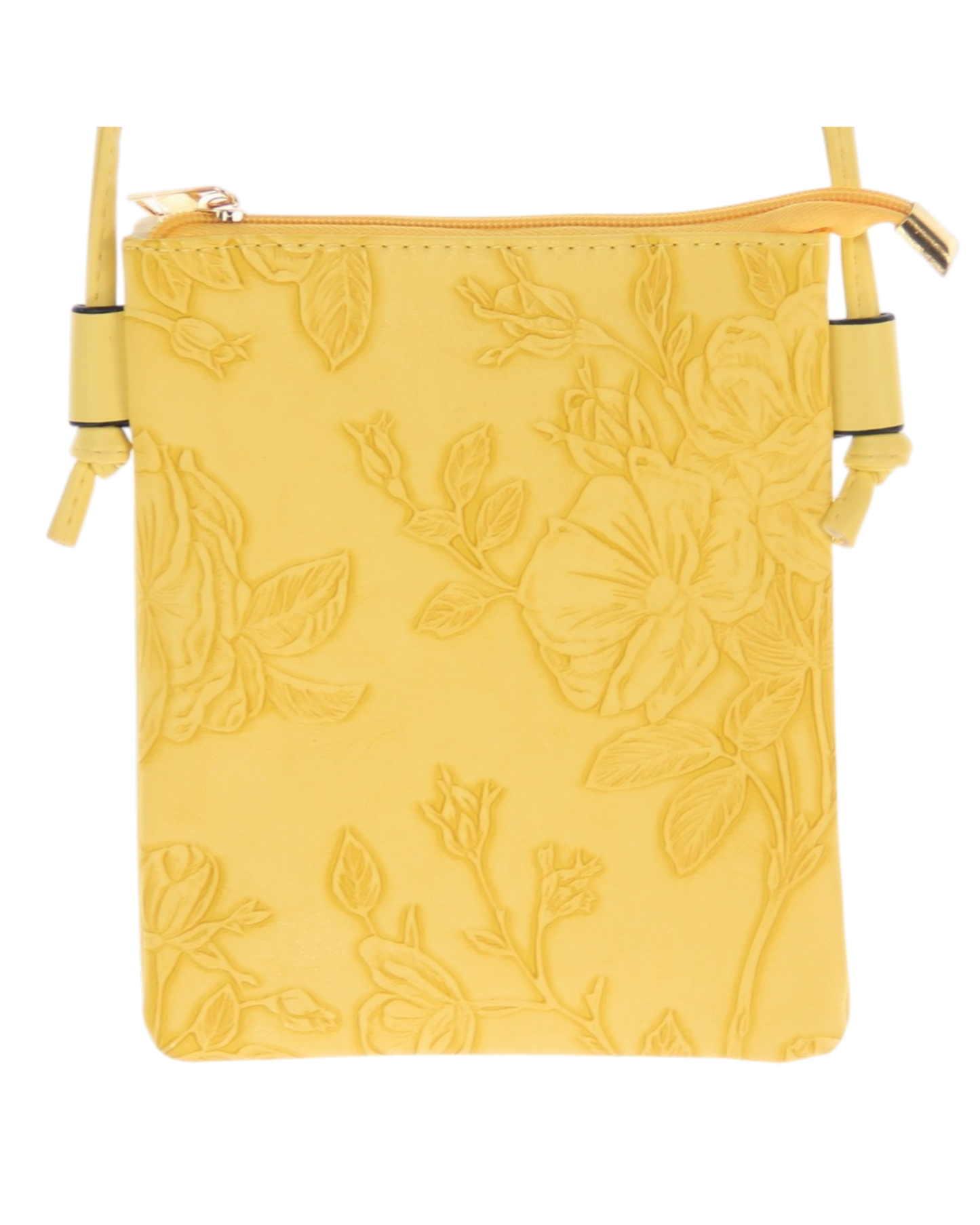 Hibiscus emboss Phone Bag SUNSHINE