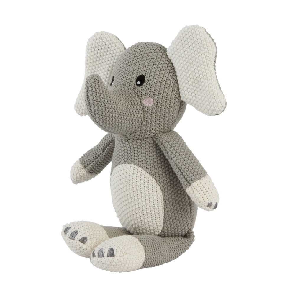 Baby Elephant Knitted Toy