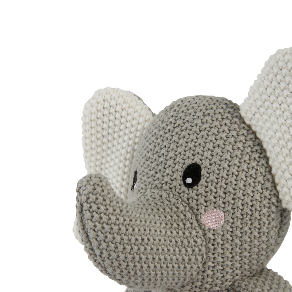 Baby Elephant Knitted Toy