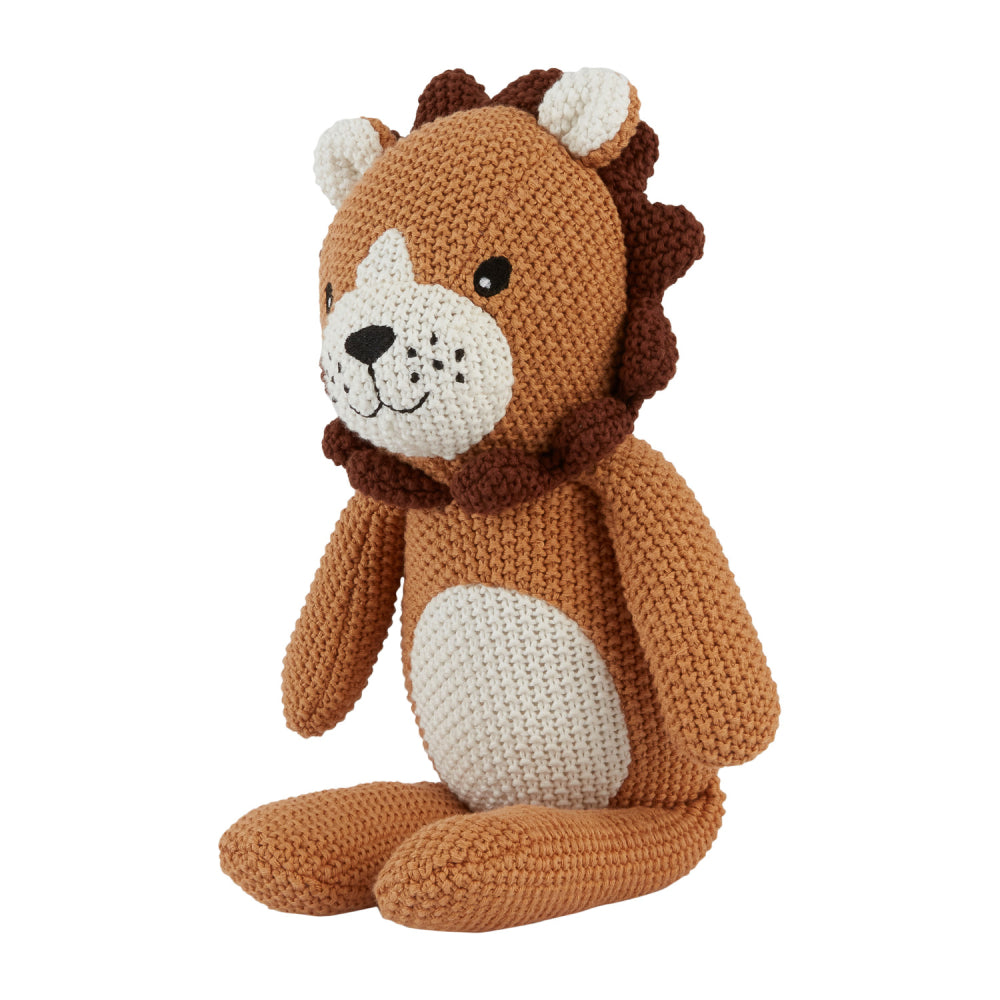 Baby Lion Knitted Toy