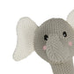 Baby Elephant Knitted Rattle