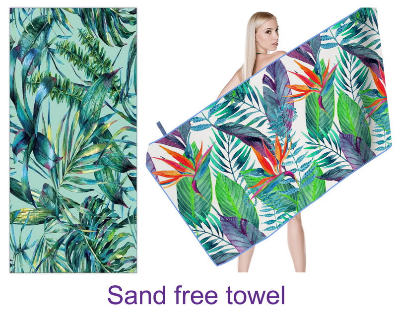 Sand free Towel - Forest scene