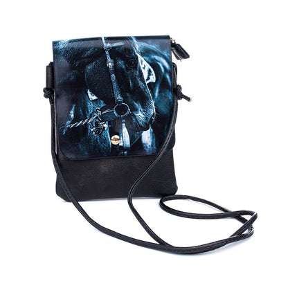 B&W Horse Flap Bag