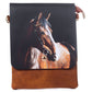 Horse Brown Flap Bag