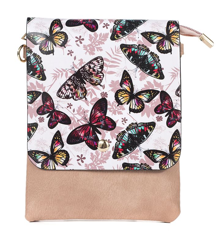 Multi Butterfly Flap Bag