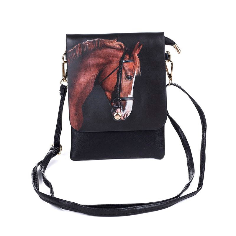 Chestnut Horse Flap Bag