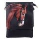 Chestnut Horse Flap Bag