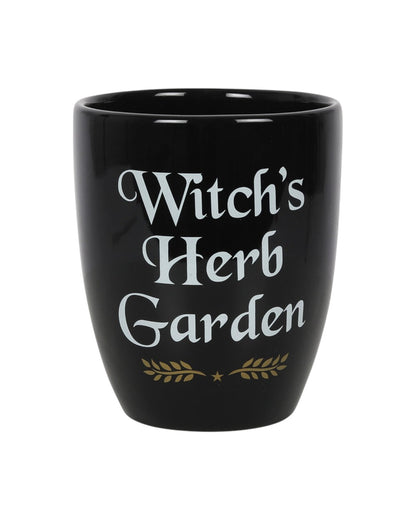 Witch's Herb Garden Ceramic Plant Pot