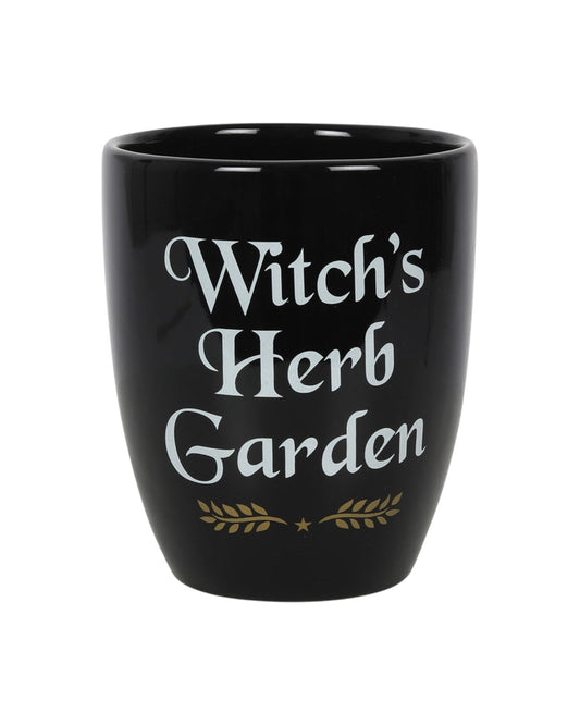 Witch's Herb Garden Ceramic Plant Pot