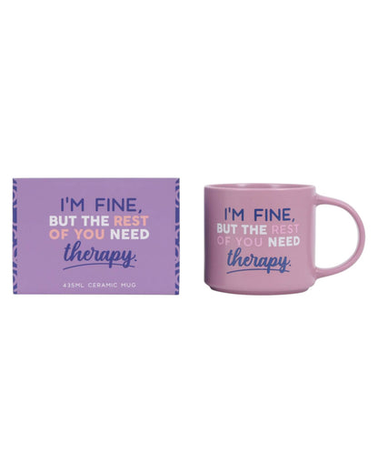 Cheeky Drink Mug - Therapy