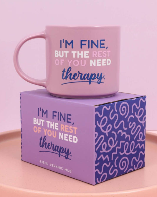 Cheeky Drink Mug - Therapy