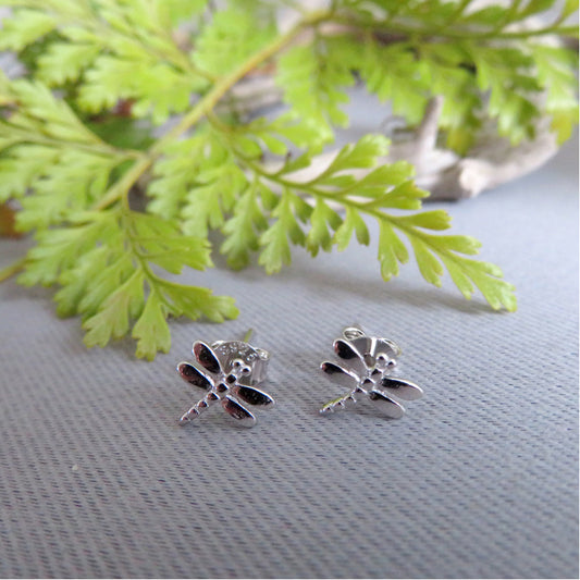 STERLING SILVER DRAGONFLY STUDS