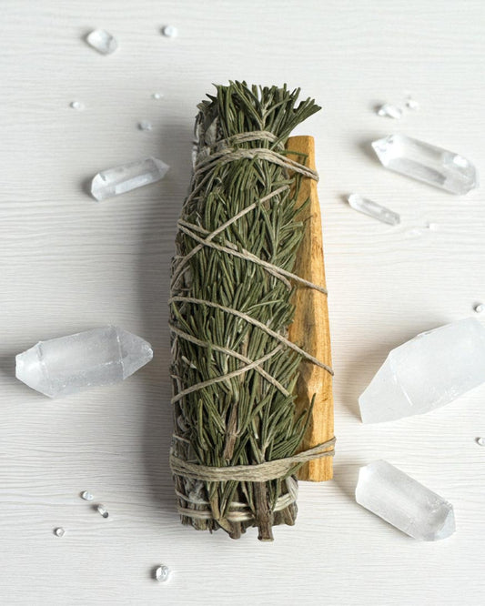 Common Sage, Palo Santo & Rosemary 4" Cleansing Bundle